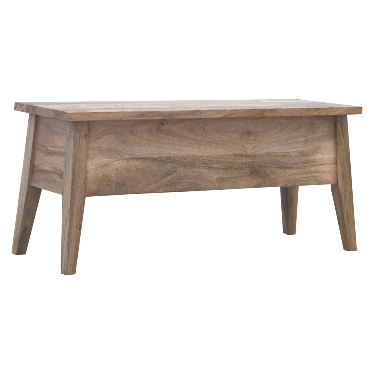 Solid Wood Lid Up Storage Bench - Image 2