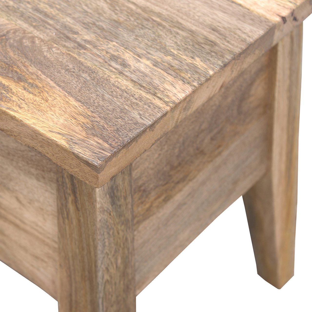 Solid Wood Lid Up Storage Bench - Image 6