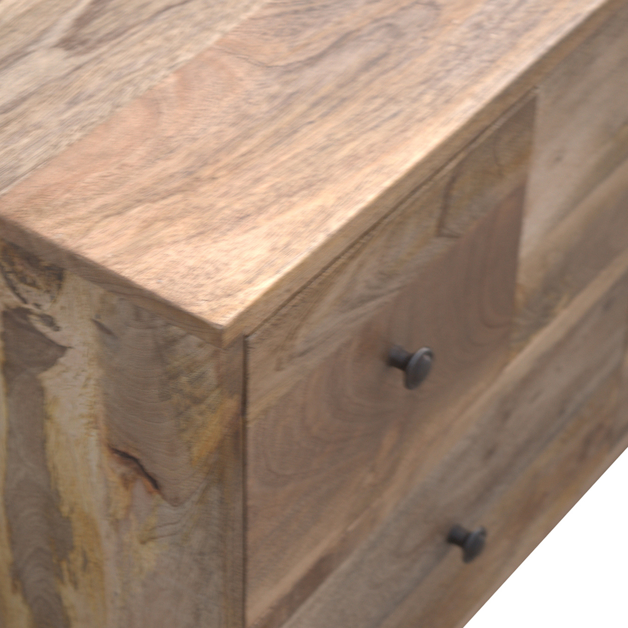 Oak-ish Multi Drawer Media Unit - Image 3