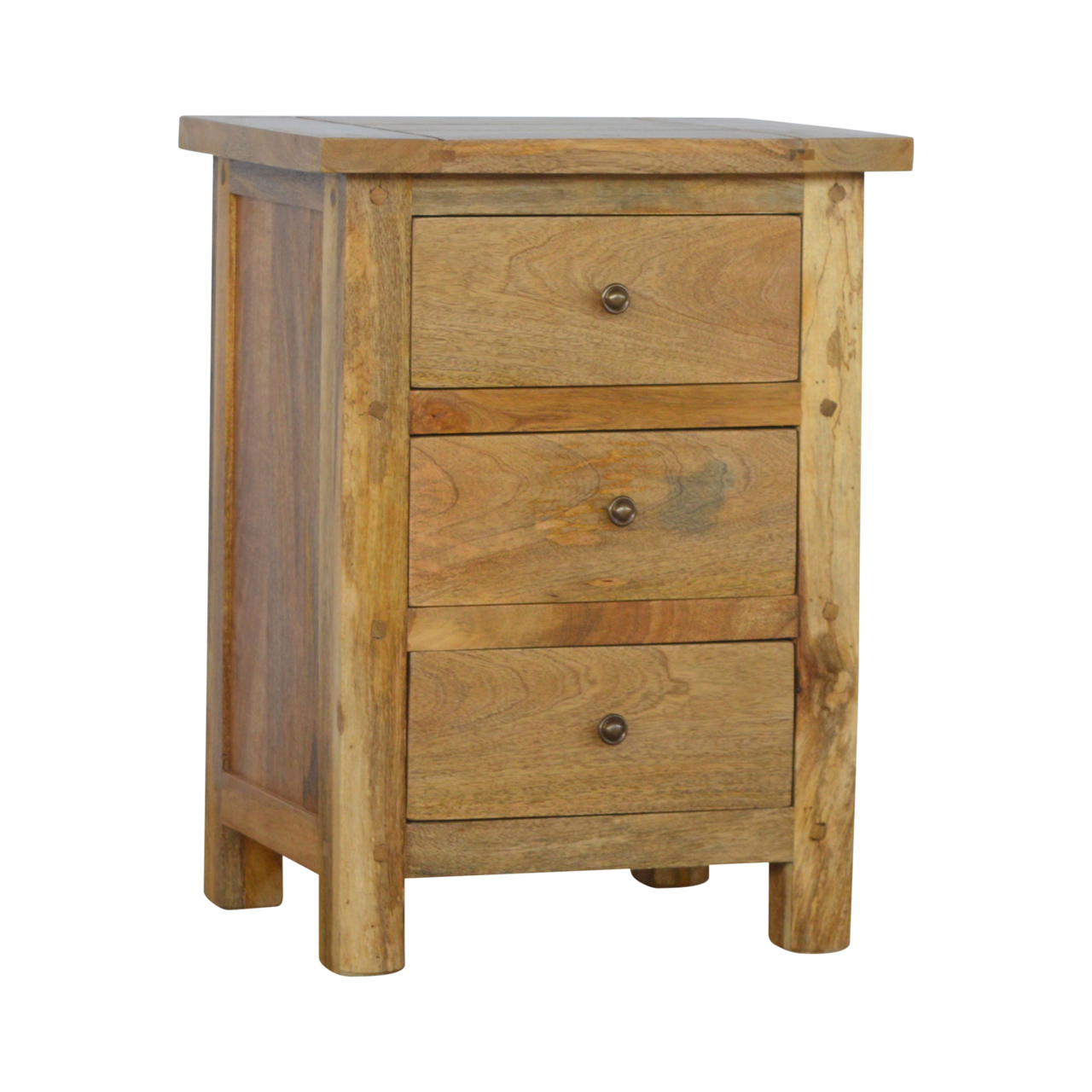Country 3 Drawer Bedside - Image 2