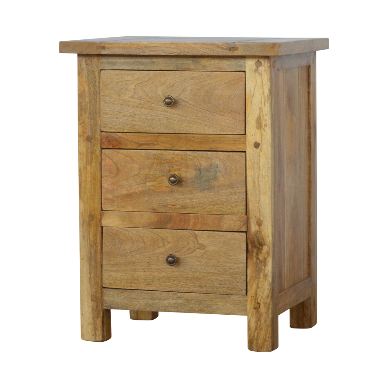Country 3 Drawer Bedside - Image 3