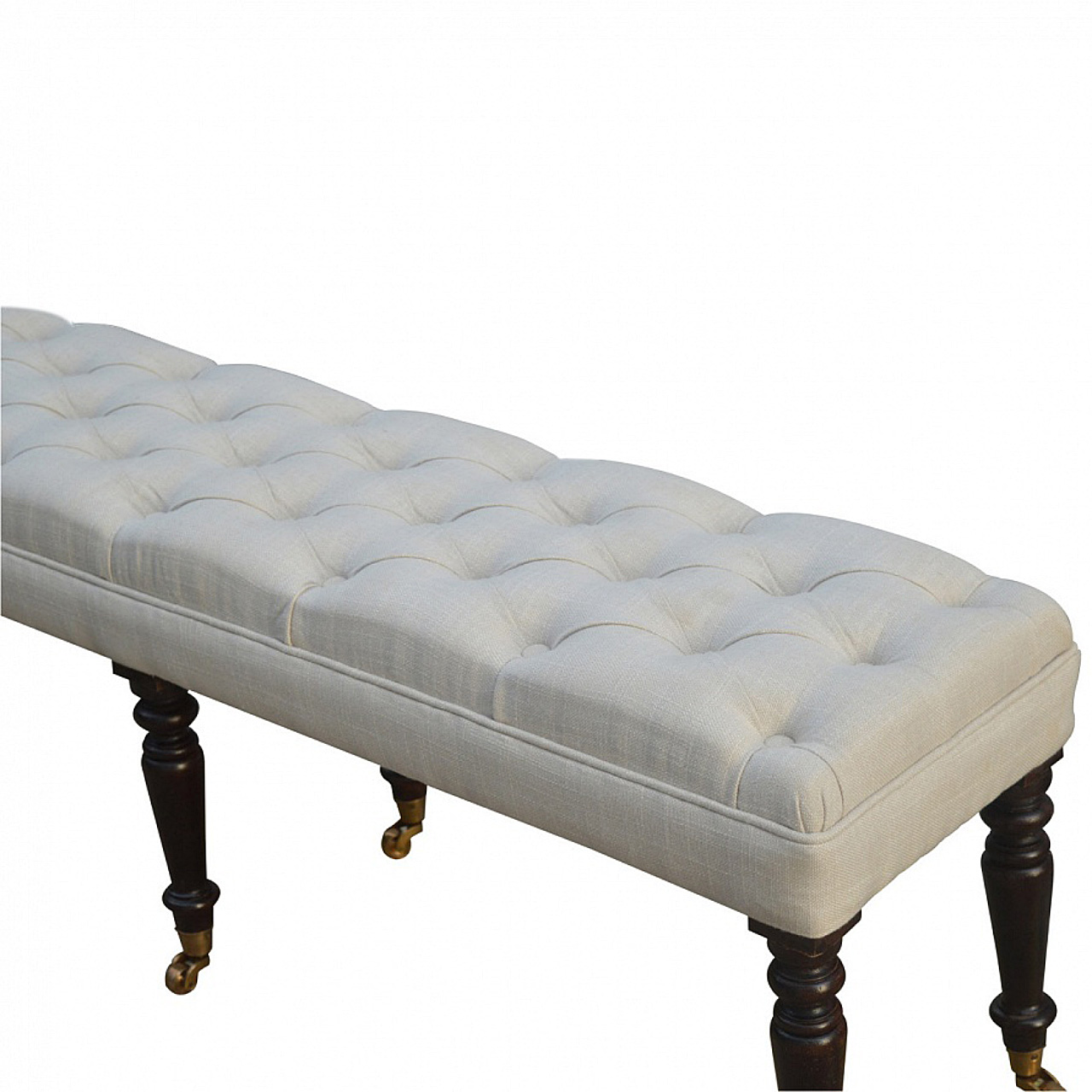 Mango Hallway Castor Bench - Image 3