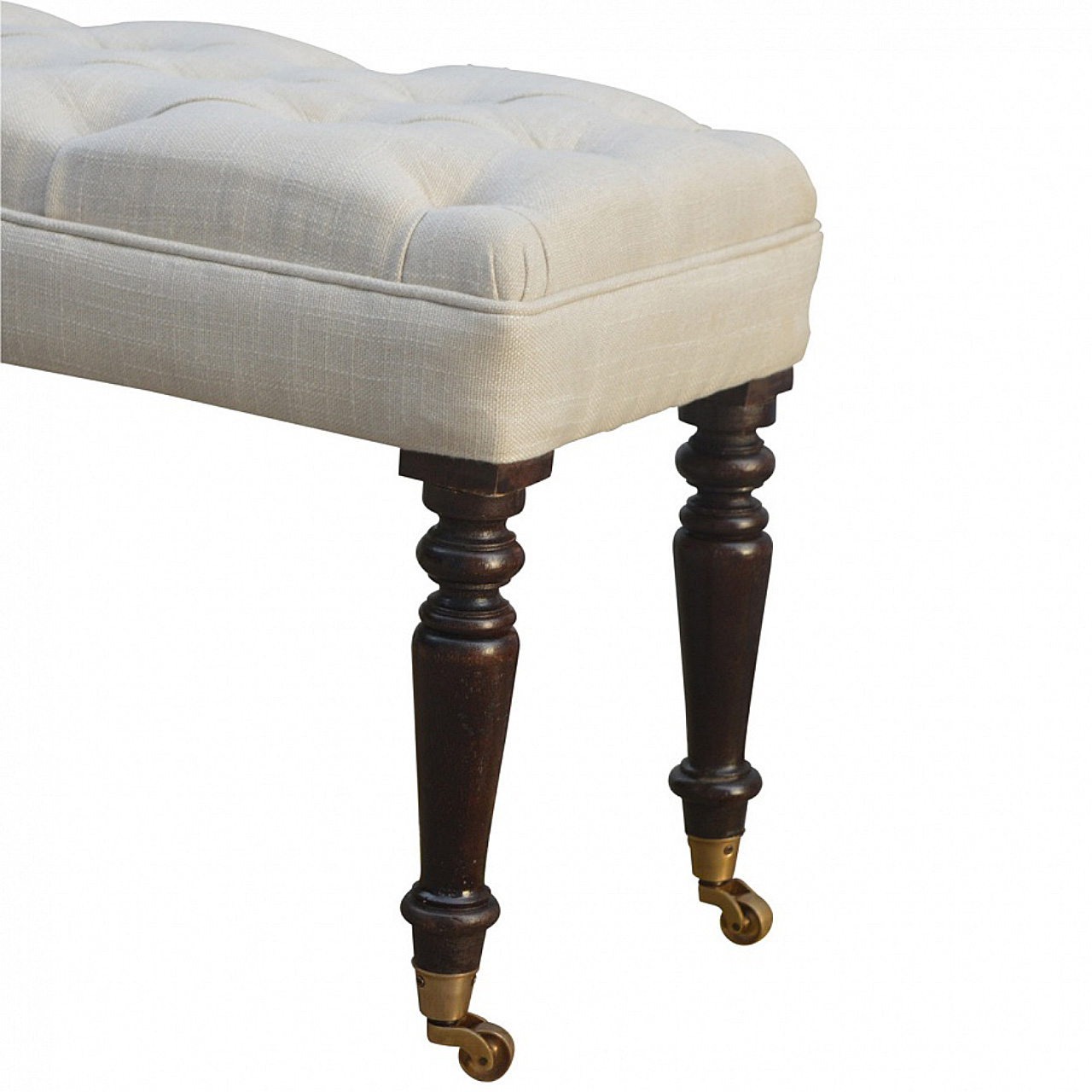 Mango Hallway Castor Bench - Image 4