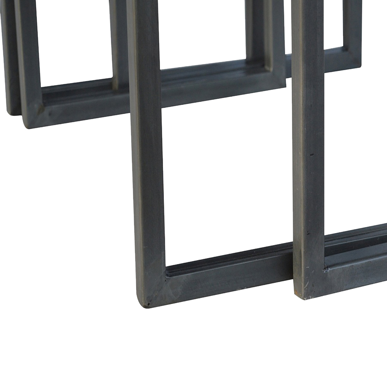 Set of 3 Iron Base Tables - Image 7