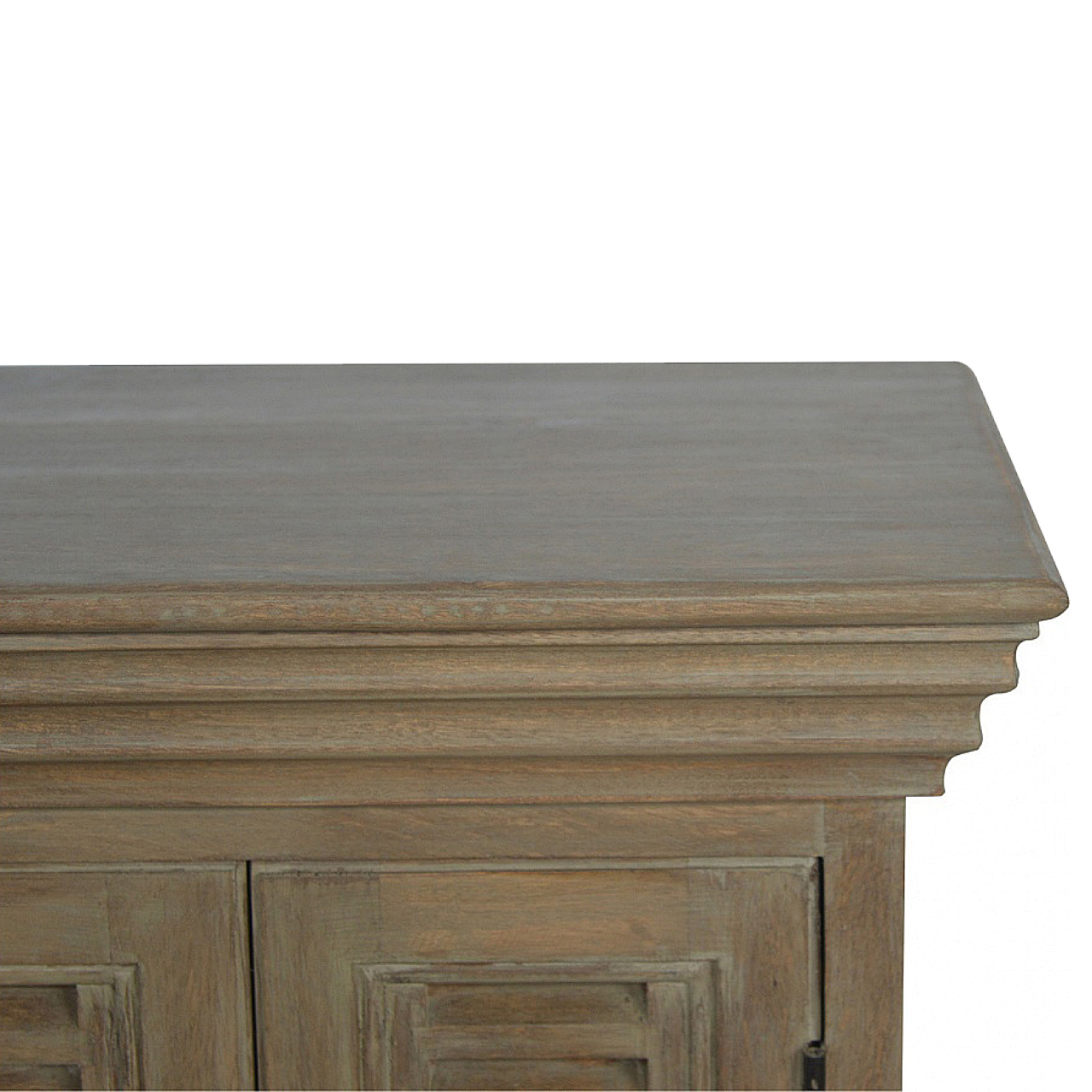 Grey Wash Shutter TV Cabinet - Image 3