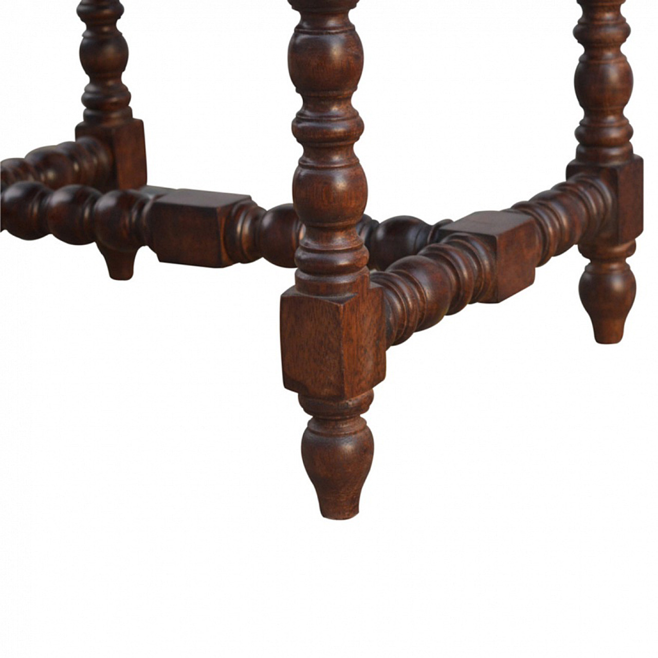 White Linen Occasional Footstool - Image 5