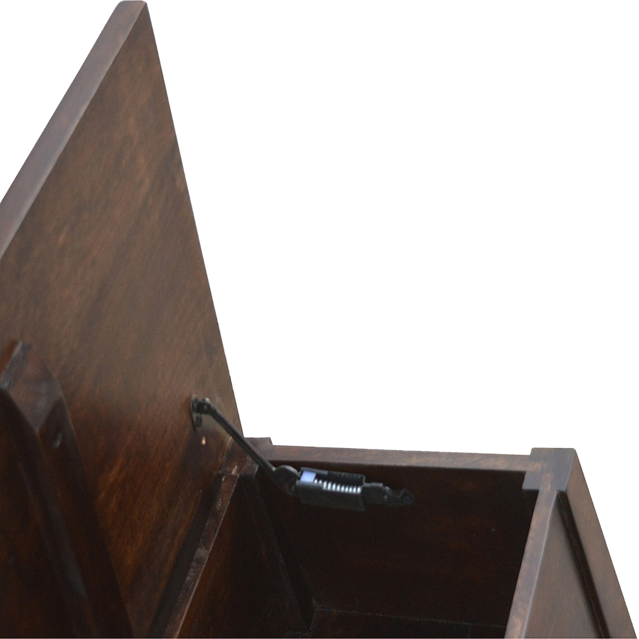 Walnut Hallway Storage Bench - Image 4