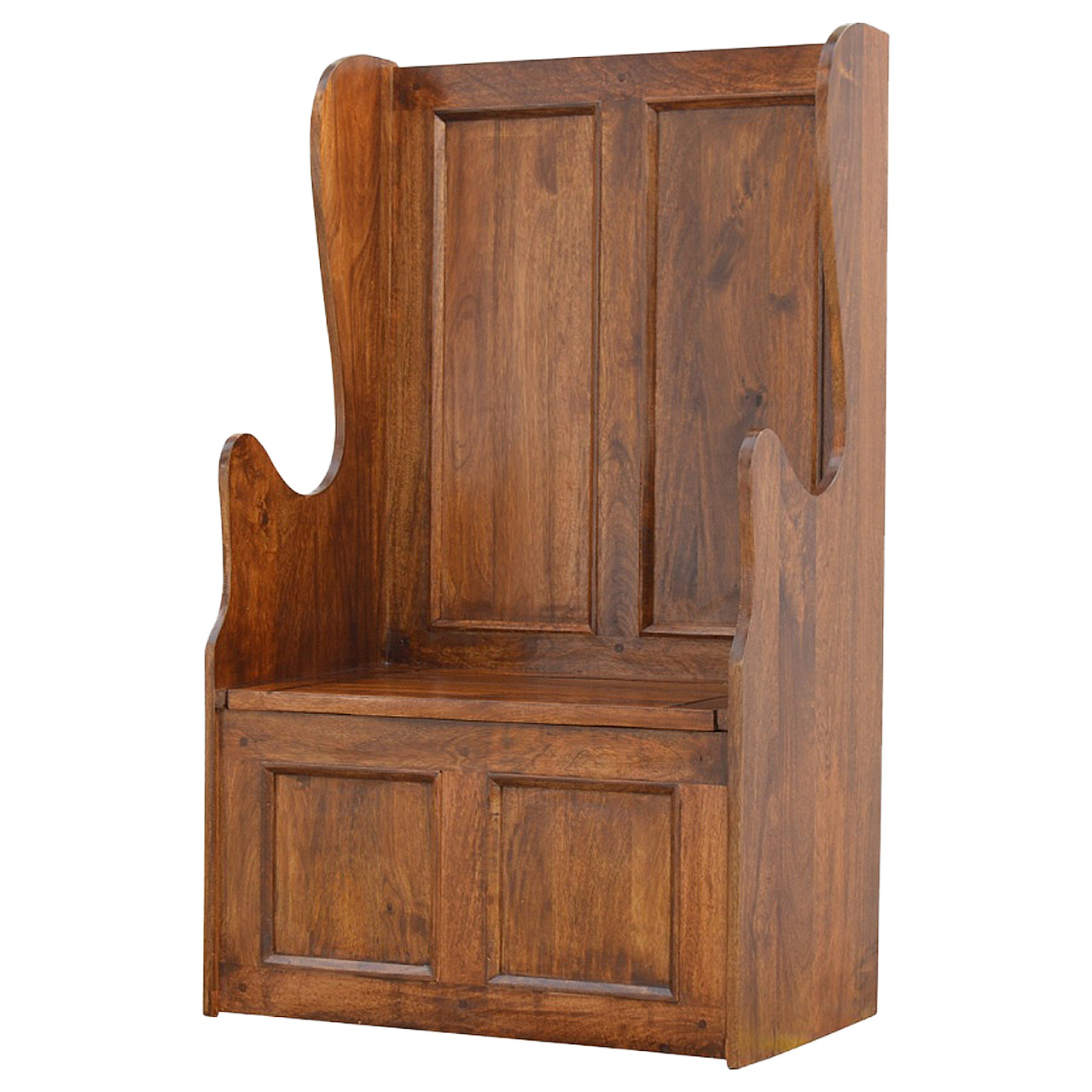 Lid up County Style Monks Bench - Image 2