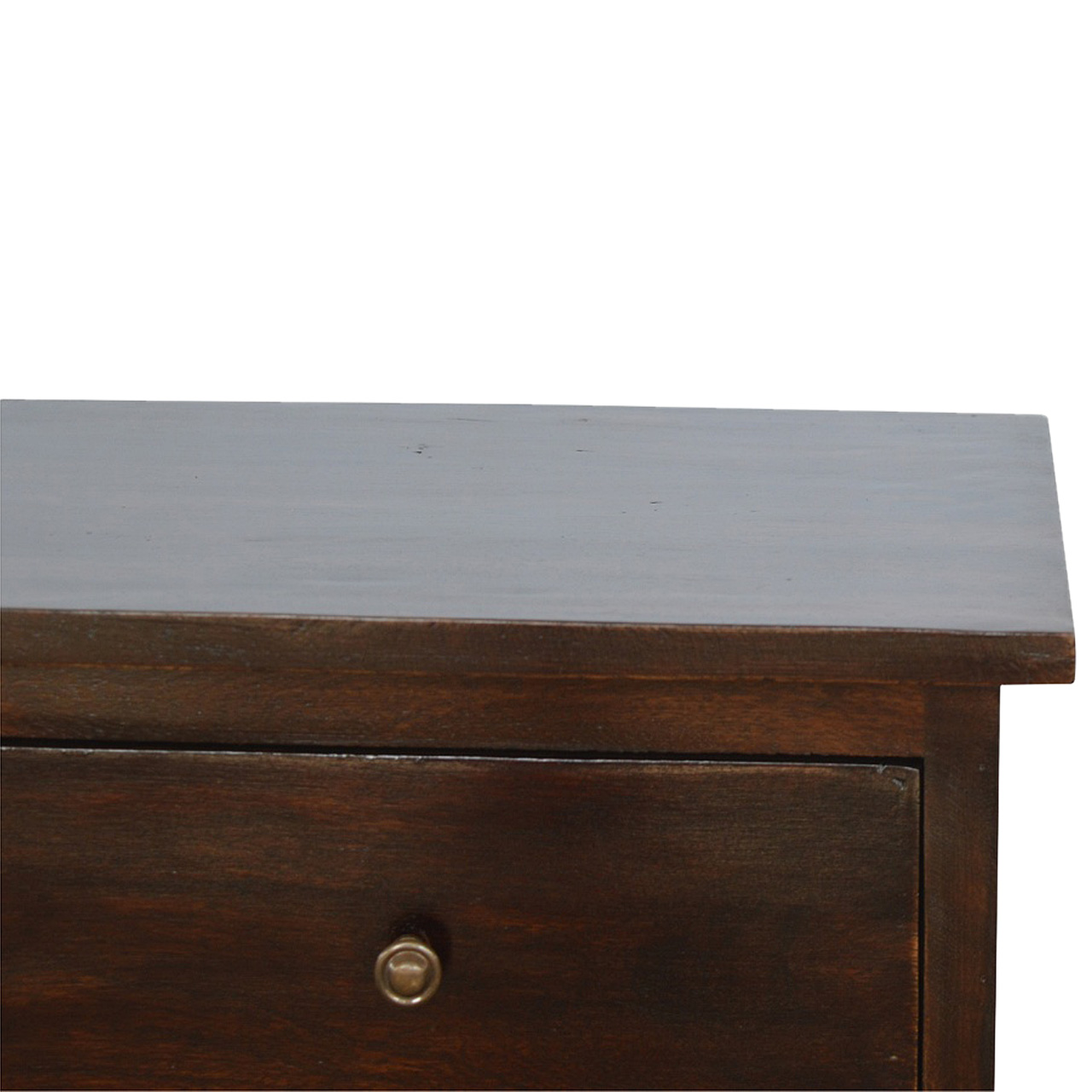 Walnut 2 Drawer Nordic Bedside - Image 4