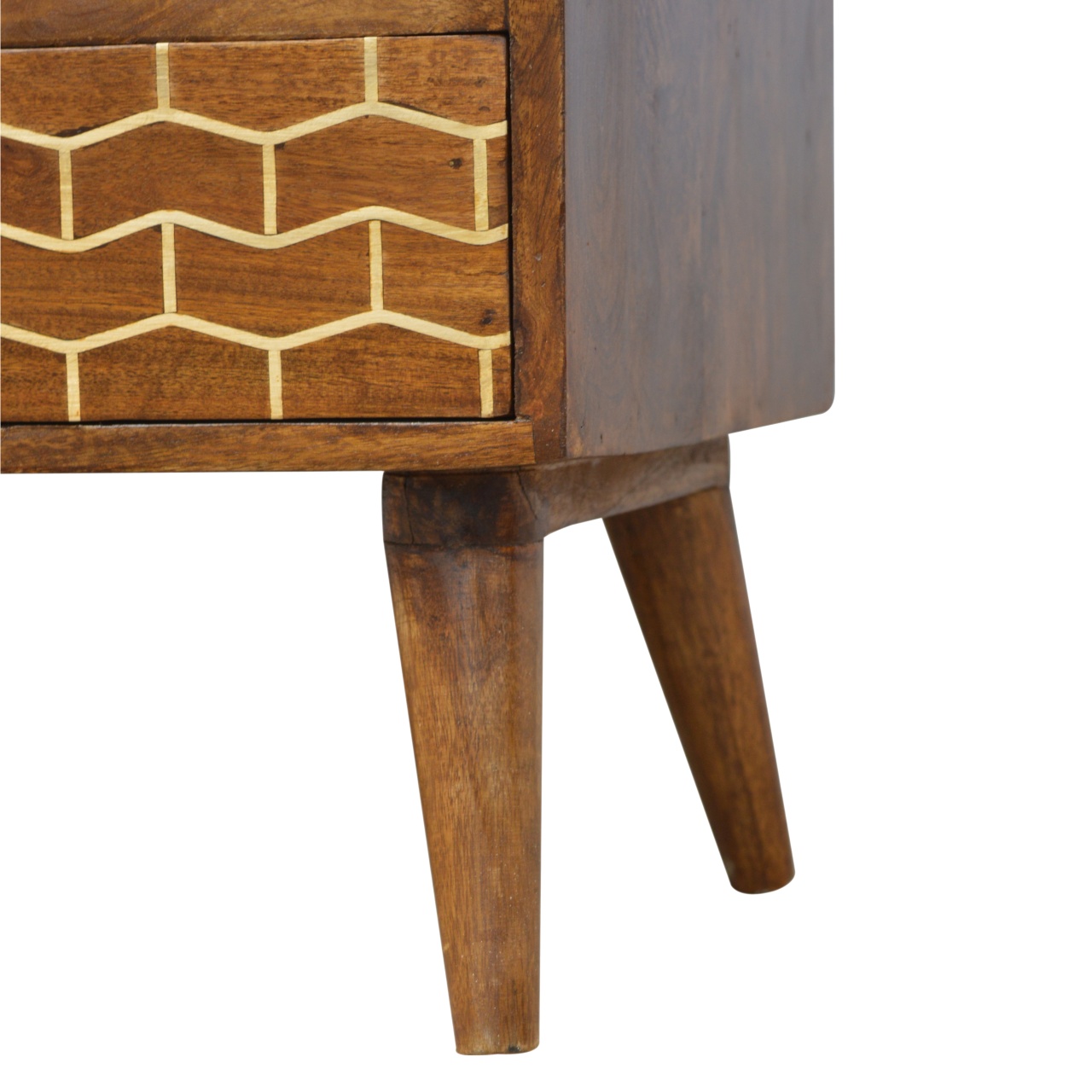 Gold Art Pattern Drawer Media Unit - Image 5