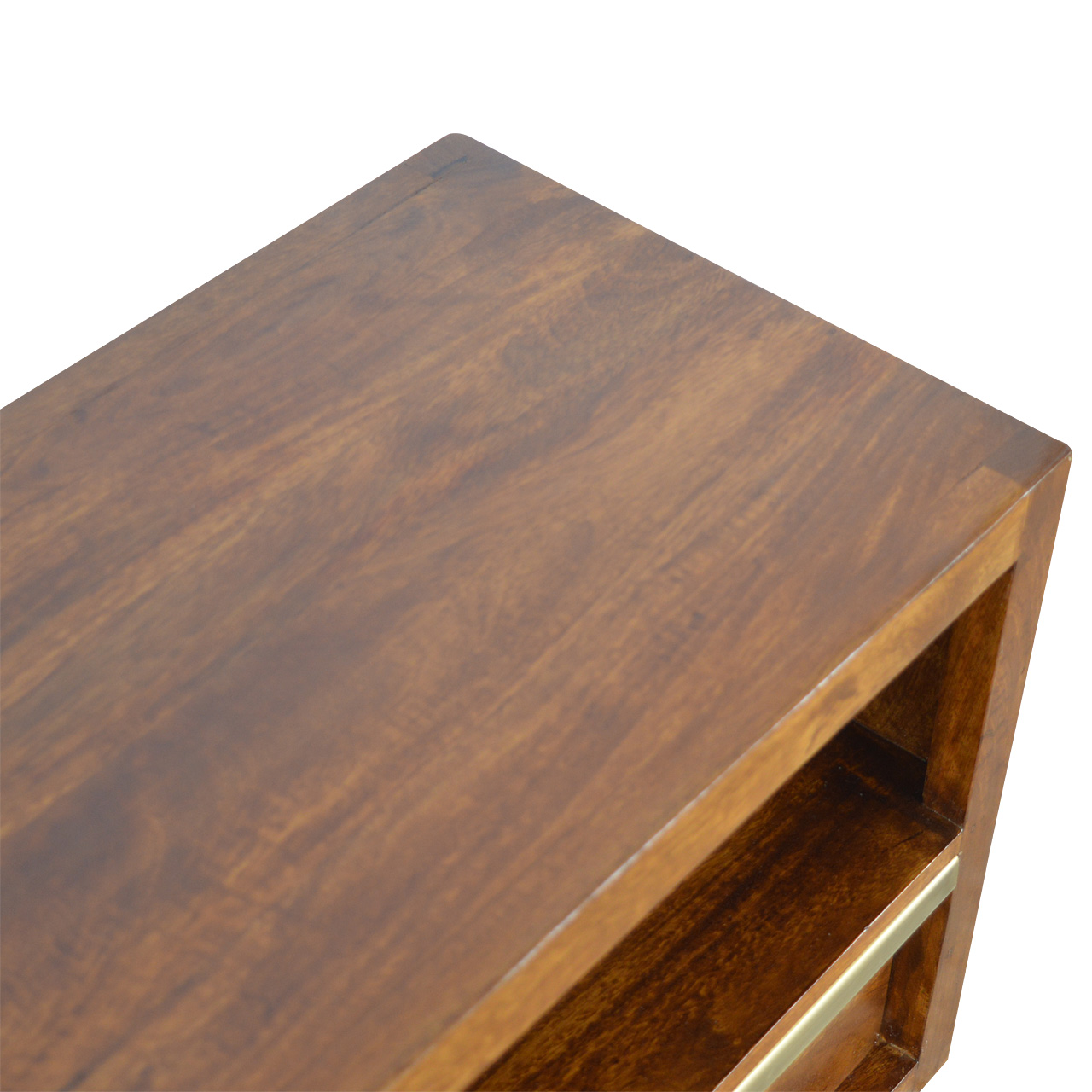 Gold Bar Chestnut TV Unit - Image 5