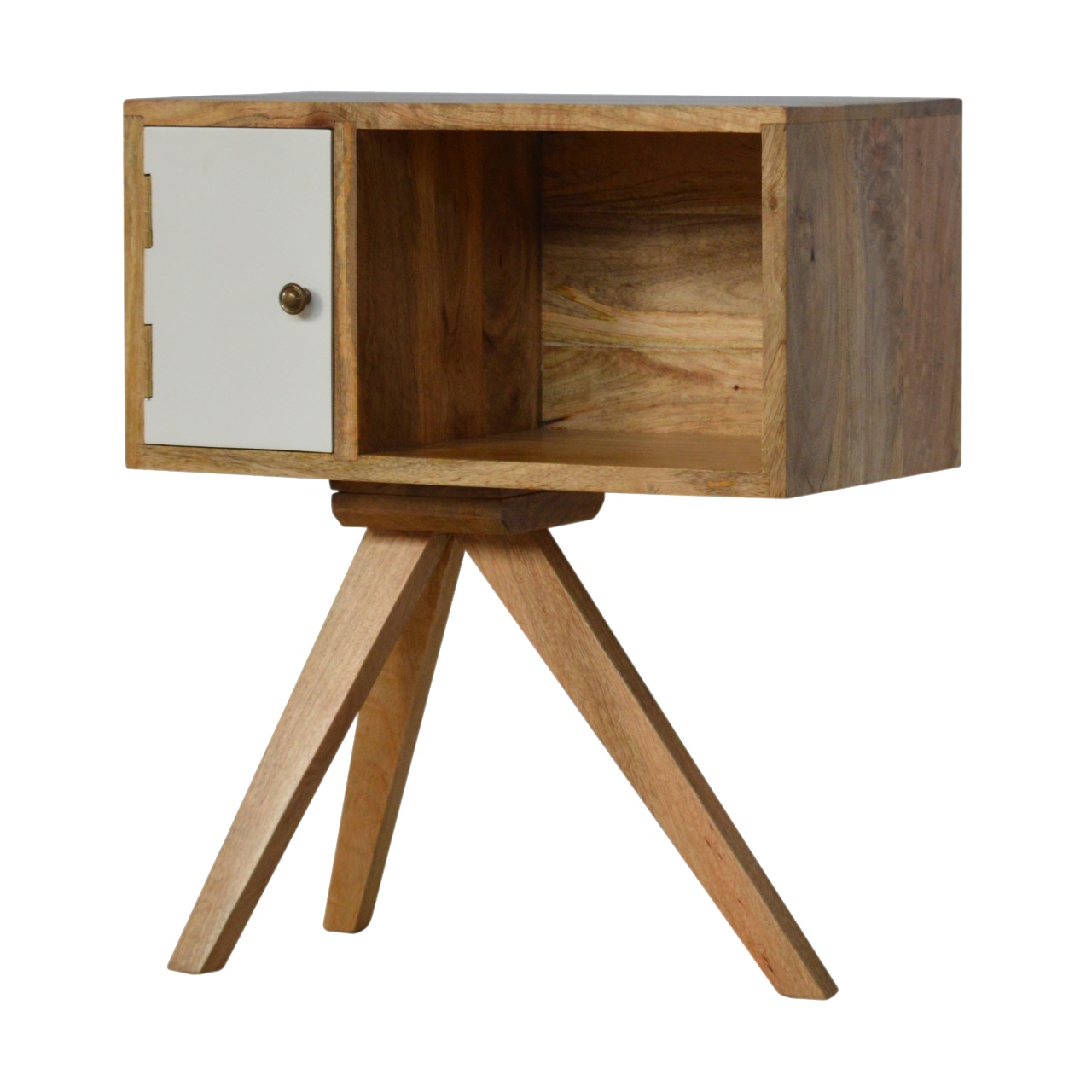 Solid Wood Tripod Bedside - Image 2