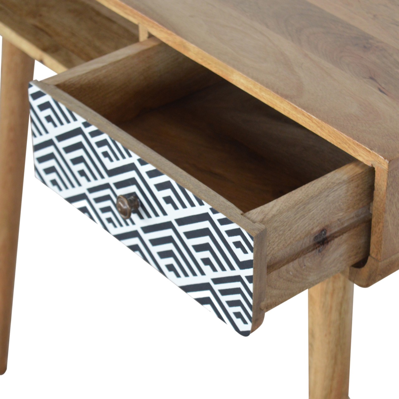 Monochrome Print Writing Desk - Image 6